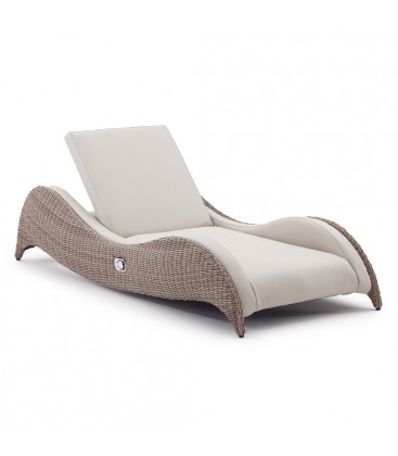 Luxor Single Sunlounger with Integrated Furniture Cover