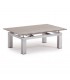 Cancun Lift Top Coffee Table 120x79 WoodTEC Taupe_Brilliant Silver